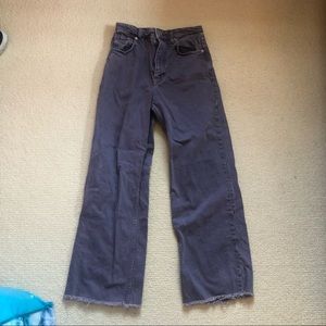 Purple Zara Wide Legs Jeans